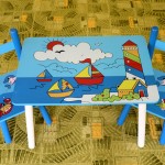 Masuta Copii cu scaunele Vaporase 2